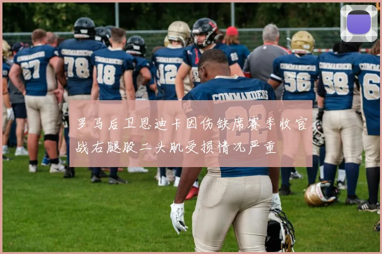 罗马后卫恩迪卡因伤缺席赛季收官战右腿股二头肌受损情况严重